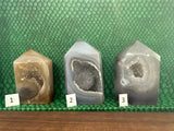 Agate Druzy Tower