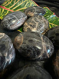 Black Moonstone Palm Stone
