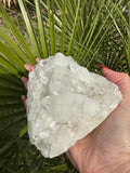 clear apophyllite crystal