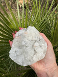 clear apophyllite crystal
