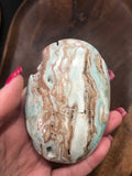 Caribbean calcite palm stone