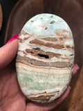 Caribbean calcite palm stone