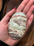 Caribbean calcite palm stone