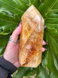 Golden Healer Quartz Tower