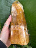 Golden Healer Quartz Tower