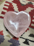 Rose Quart Heart Dish