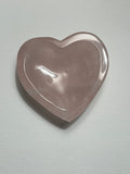 Rose Quart Heart Dish