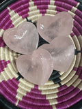 Rose Quart Heart Dish