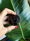 almandine garnet faceted