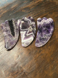 amethyst gua sha