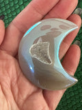 angel aura crescent crystal moon