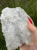 clear apophyllite crystal