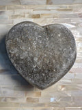 crystal druzy heart