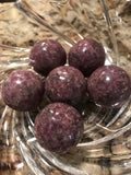 lepidolite crystal sphere