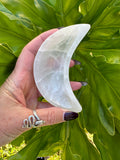 selenite moon dish