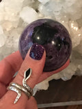 Charoite.crystal.sphere