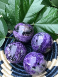 Charoite.crystal.sphere