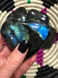 labradorite crystal heart