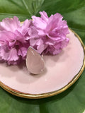 rose Quartz Pear shaped ring