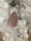 rose Quartz Pear shaped ring
