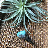 amazonite crystal wine stopper