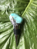 decorative amazonite crystal wine stopper