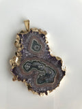 amethyst stalactite pendant