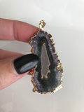 amethyst stalactite pendant