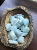 aquamarine crystal tumble