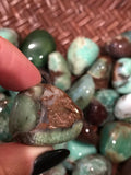 chrysoprase crystal tumble