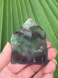 rainbow fluorite slab