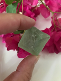 green fluorite raw specimen