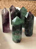 rainbow fluorite pillar