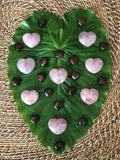 red tigers eye crystal heart
