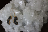 amethyst stalactite earrings
