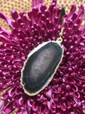 Brown agate earrings