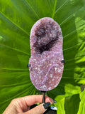 Amethyst Druzy Crystal on Stand 8