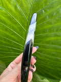 Black Agate Druzy Crystal Flame (No.5) | Teardrop