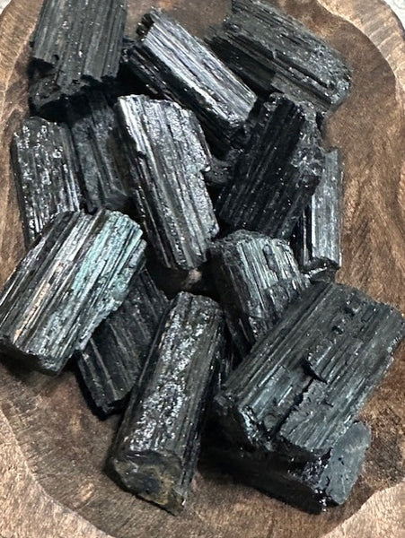 Black Tourmaline Raw Crystal Specimen 1