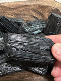 Black Tourmaline Raw Crystal Specimen 2