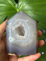 Agate Druzy Tower / Pillar