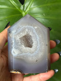 Agate Druzy Tower / Pillar
