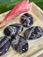 chevron amethyst palm stone