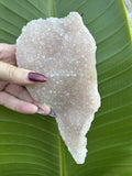 Pink Apophyllite Cluster — Natural Raw Crystal Specimen, Heart Chakra Stone, 495 g