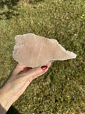 Pink Apophyllite Cluster — Natural Raw Crystal Specimen, Heart Chakra Stone, 495 g
