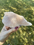 Pink Apophyllite Cluster — Natural Raw Crystal Specimen, Heart Chakra Stone, 495 g