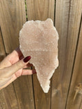 Pink Apophyllite Cluster — Natural Raw Crystal Specimen, Heart Chakra Stone, 495 g