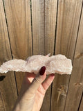 Pink Apophyllite Slab — Natural Raw Crystal Specimen, Heart Chakra Stone, 436 g