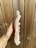Pink Apophyllite Slab — Natural Raw Crystal Specimen, Heart Chakra Stone, 436 g