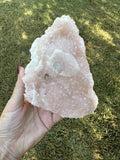 Pink Apophyllite Crystal with Eye Formation — Natural Raw Mineral Specimen, 1 1b 2.5 oz